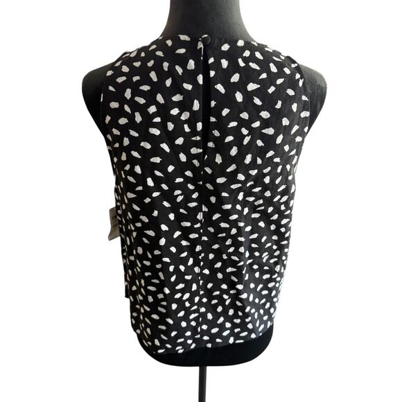 On 34th Women's Black and white sleeveless top size Small NWT - Picture 3 of 5